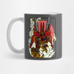 Red Armored Gundam Mug